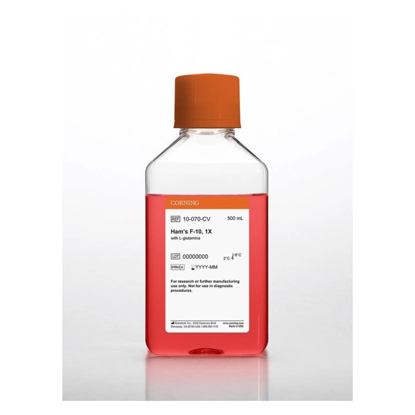 Corning® 500 mL Hams F-10 Medium [+] L-glutamine