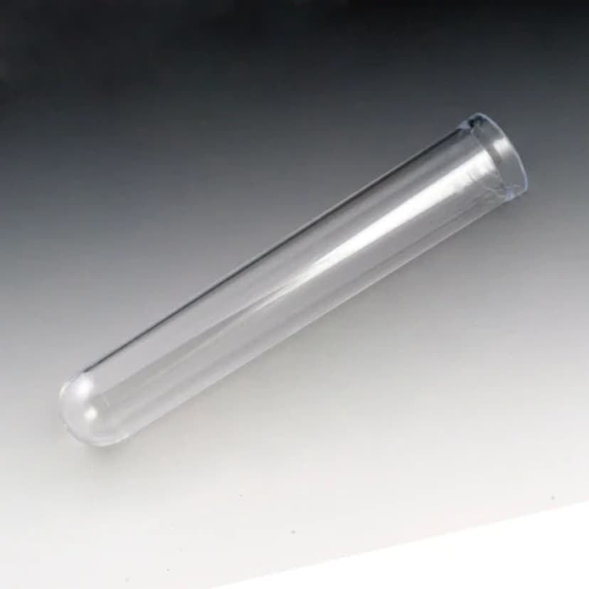 Test Tube, 17 x 100mm (15mL), PS, 500/Bag, 2 Bags/Unit