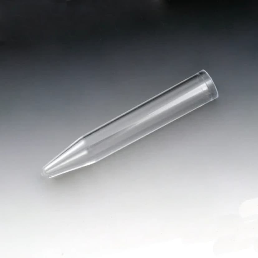 Test Tube, 12 x 75mm (5mL), PS, Conical Bottom, 250/Bag, 8 Bags/Unit