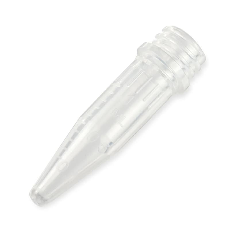 Microtube, 1.5mL, PP, No Cap