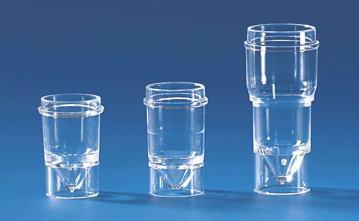 Sample cups, PS, 2mL, for Technicon Analyzer, case of 10000