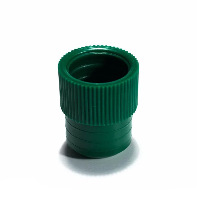 Cap, Plug, 16mm, Green, 1000/Bag