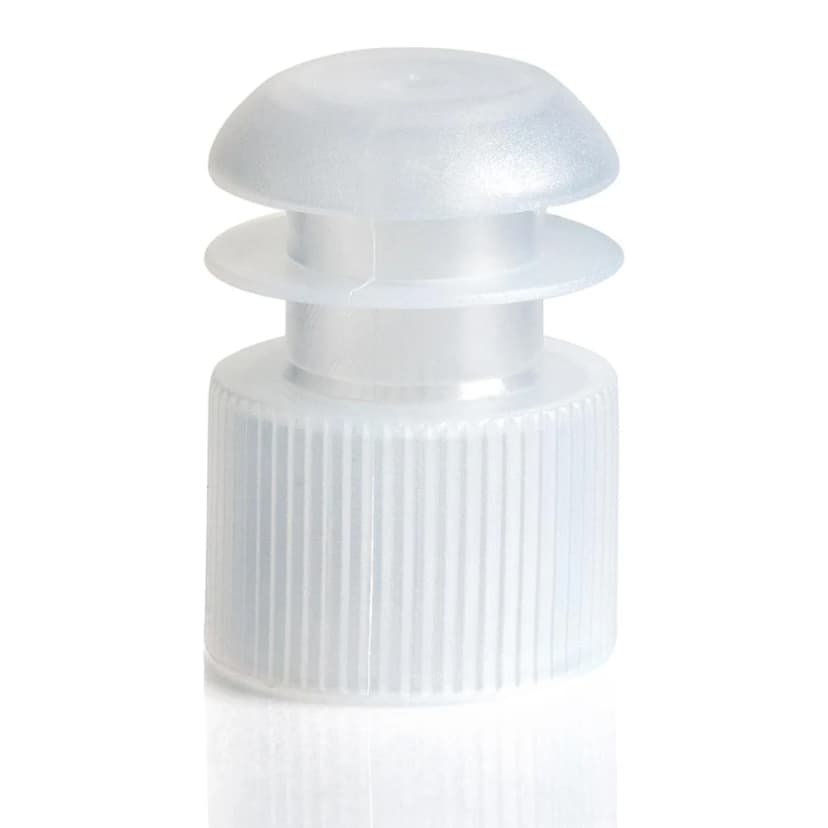 Cap, Flange Plug, 16mm, Clear