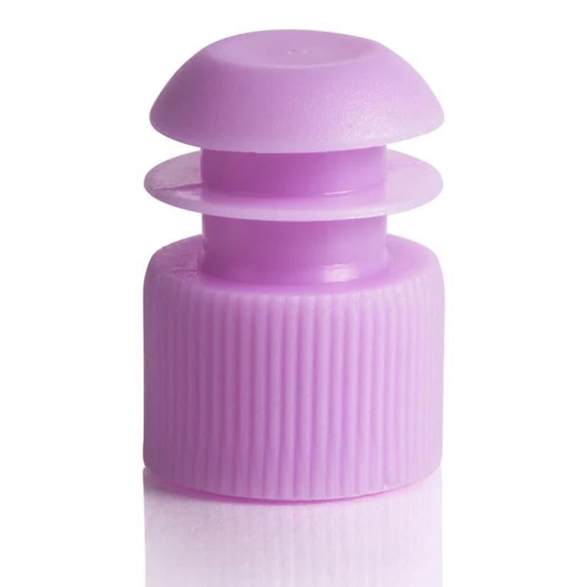 Cap, Flange Plug, 16mm, Lavender