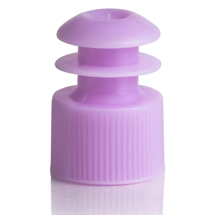 Cap, Flange Plug, 12mm, Lavender