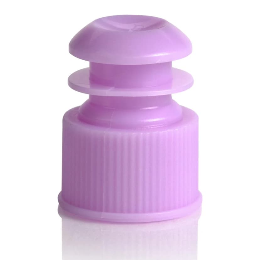 Cap, Flange Plug, 13mm, Lavender