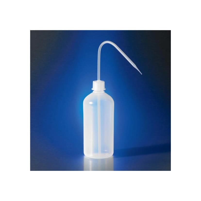 Corning 1L Reusable Plastic Narrow Mouth Wash Bottle, Low Density Polyethylene with GL-32 PP Screw Cap