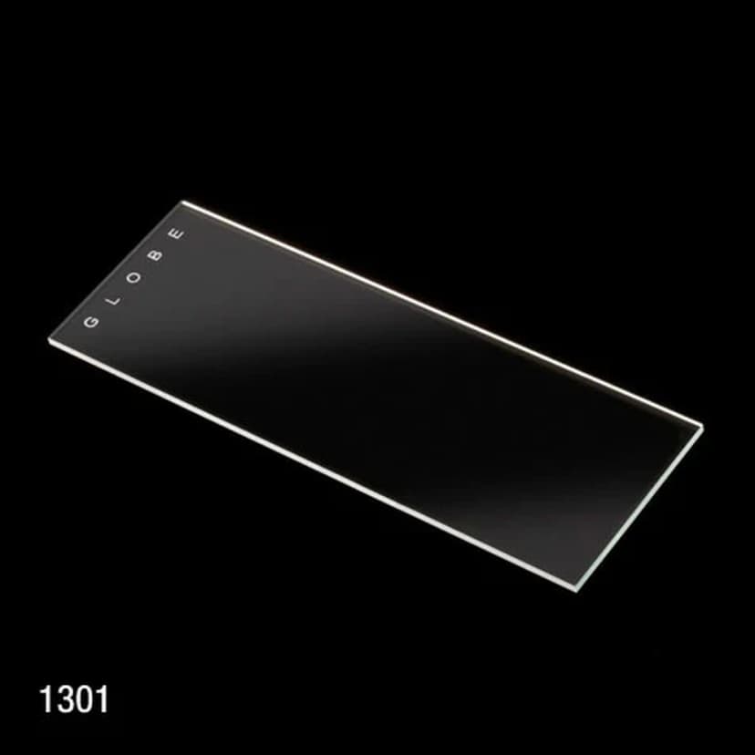 Microscope Slides, Glass, 25 x 75mm, 90° Ground Edges, Plain, 72/Box, 20 Boxes/Case (10 Gross)