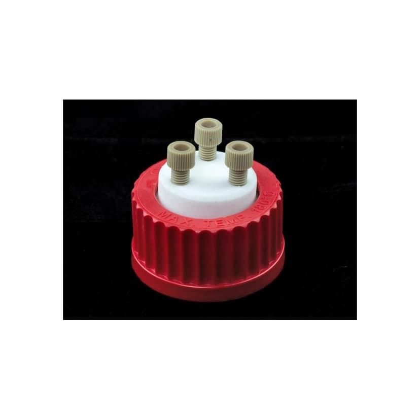 Corning GL45 3-Hole Delivery, Red High Temperature (180°C) PBT