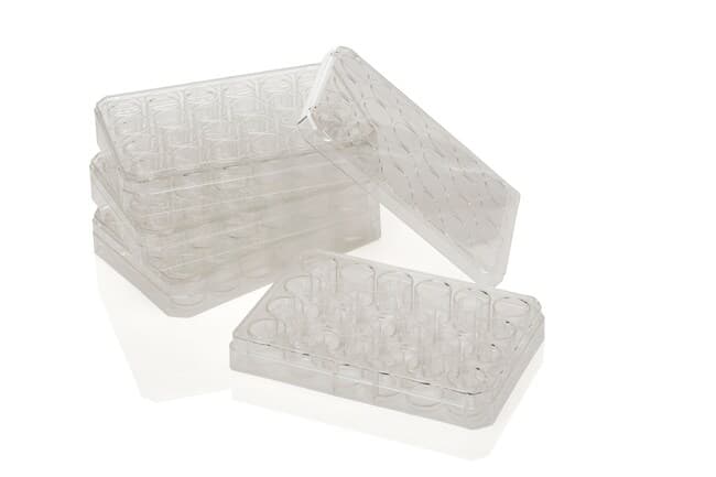 Multidish PS 12 Well Non-treated Round w/Lid Sterile 21mm Well