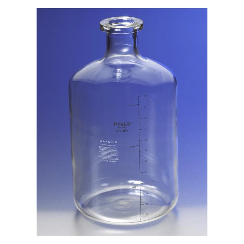 PYREX 19L Solution Carboy with Tooled Neck and Graduations