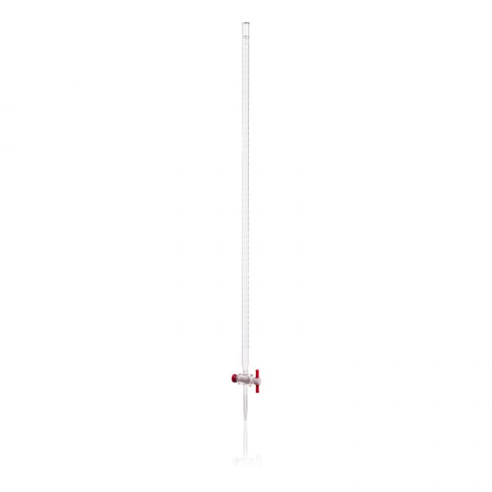 Straight Bore Buret, Class B,with PTFE Stopcock,25ML