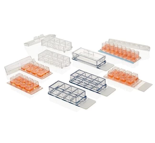 Lab-Tek Chamber Slide w/Cover Glass Slide Sterile 4 Well