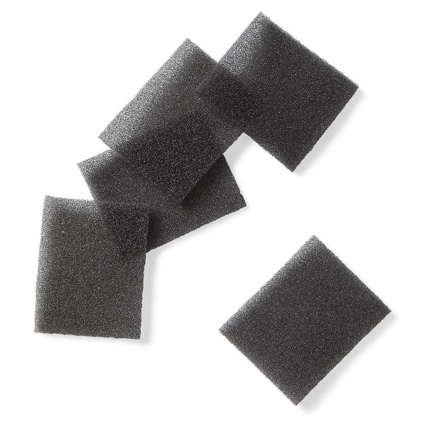 Globe Scientific Biopsy Pad for Cassettes, Foam, Black, 30.2mm x 25.4mm x 2mm, 1000/CS - GLO