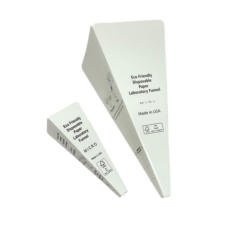 Levgo Eco-Smartfunnel™ Disposable Paper Lab Funnel, Fsc Mix Credit, Micro, 20CS