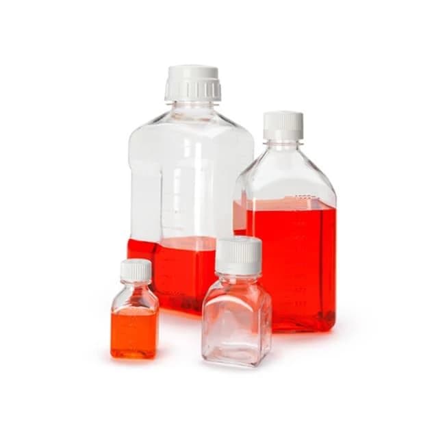 Narrow-Mouth Square Bottle Sterile PETG 60 mL
