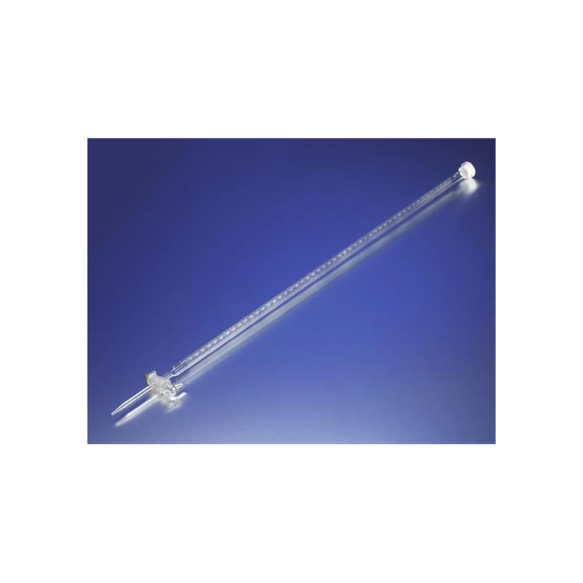 PYREX 100mL Class A Precision Bore Buret with Glass Standard Taper Stopcock