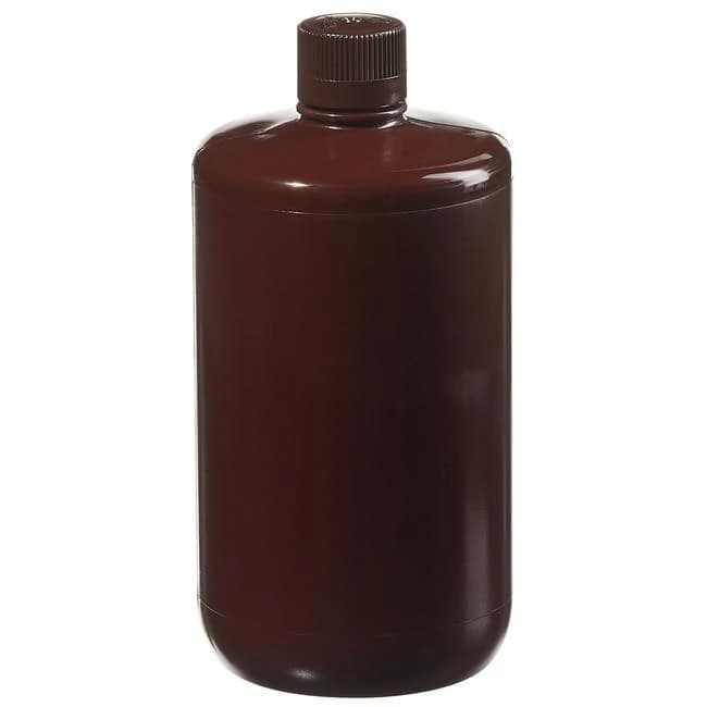 Large Amber Narrow-Mouth Bottle PP 2 L