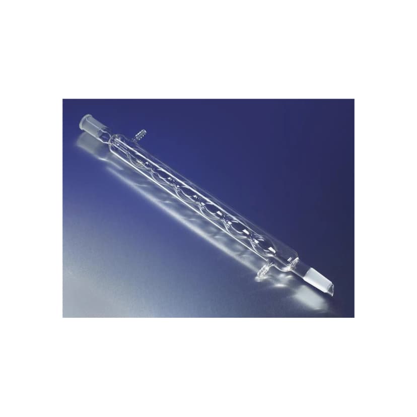 PYREX 10 Bulb Allihn Condensers, Drip Tip, with 29/42 Standard Taper Outer and Inner Joints
