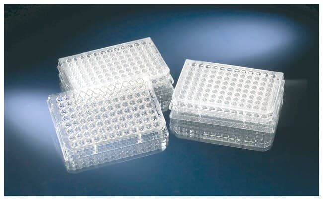 96 Well Plt PS Optical Btm Polymer Base Non-Treated NS w/o Lid Wht 400 ul Well