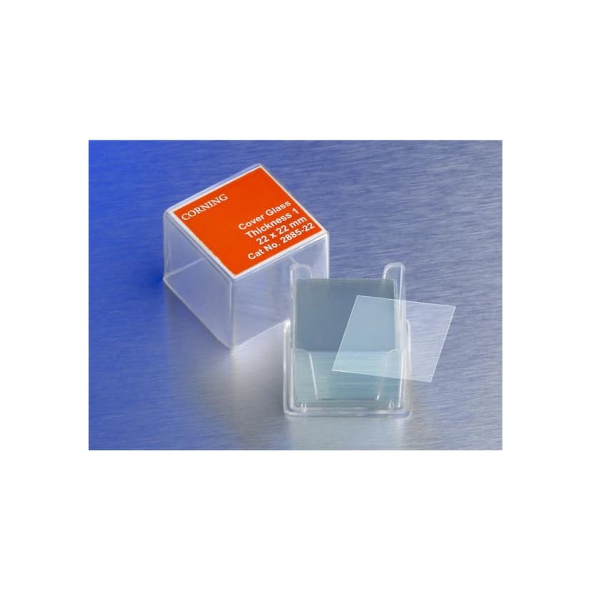 Corning 25x25mm Square #2 Cover Glass