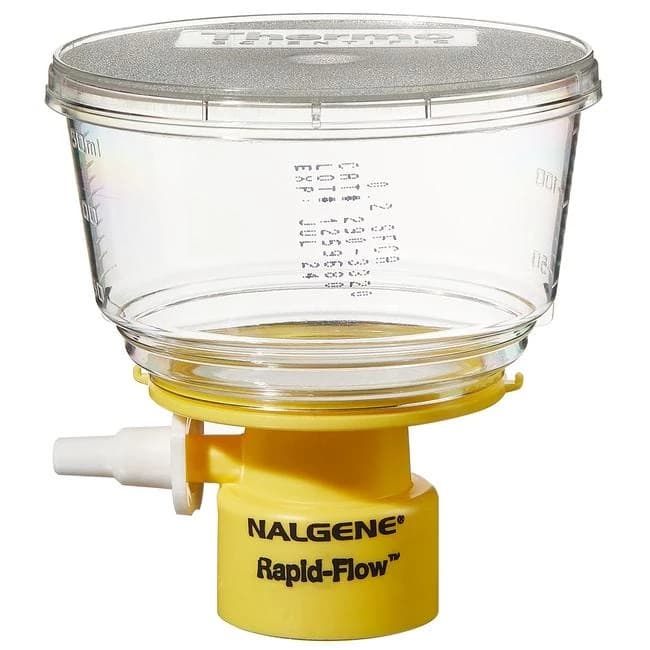 150 mL Rapid-Flow™ Bottle Top Filter 0.2 µm SFCA membrane, 50mm dia 33mm neck