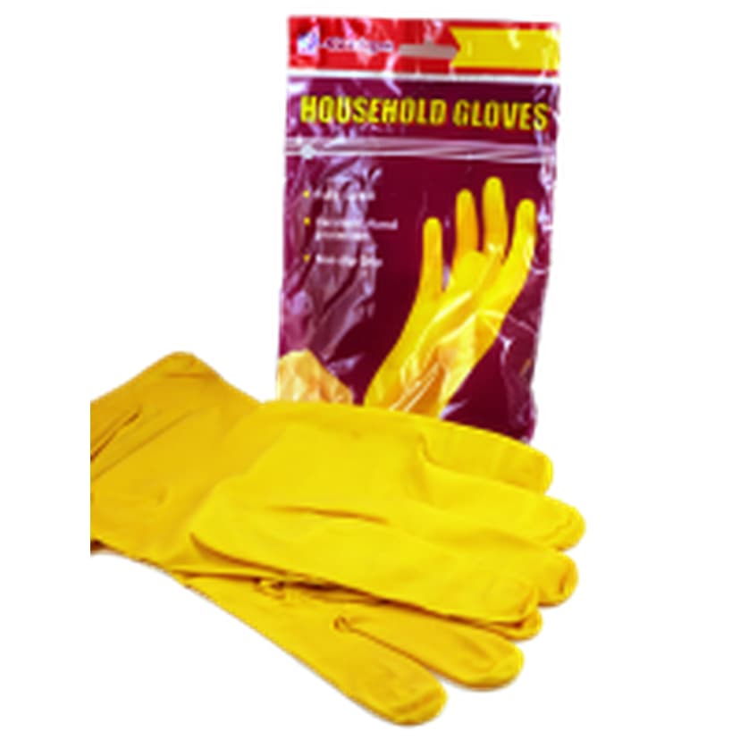 Yellow Flock Lined Q-Grip 15 Mil, X-Large, 144 pr/cs