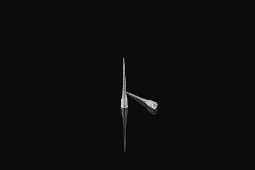 200µl Pipette Tips, Extra-long, Clear, Non-Sterile, Refills, 960/pk, 9600