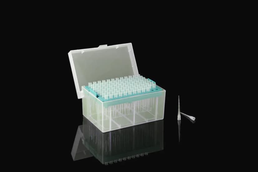 10µl Pipette Tips, Extra-long, Clear, Racked, Pre-sterilized, 96/box, 960/pk, 4800/cs