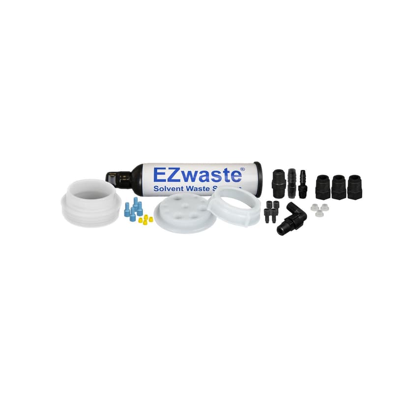 EZwaste® HPLC Solvent Waste System, Cap-Only Assembly w/ Drum Bung Adapter, 70 mm (S70) VersaCap w/ Four (4x) Ports for 1/8 Inch O.D. Tubing; Three (3x) Ports for 1/4 Inch O.D. Tubing; One (1x) Hose Barb Port for 1/4 or 3/8 Inch I.D. Tubing, 1/EA