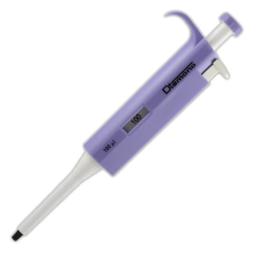 Pipette, Diamond, Fixed Volume, 100µL, Lavender