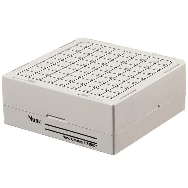 Micro MAX Storage Box w/8 x 8 Divider NS PC 132 x 132 x 52 mm