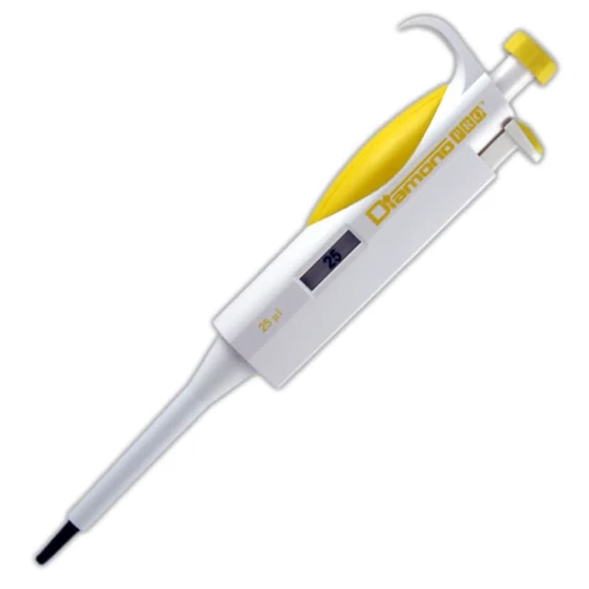 Pipette, Diamond PRO, Fixed Volume, 25µL, Yellow