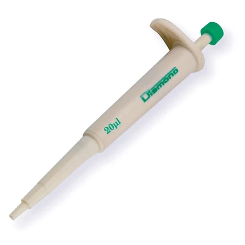 Pipette, Diamond Jr., 20µL, Green, Autoclavable