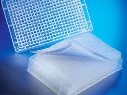 Corning 96 Well Clear Round Bottom Polypropylene Not Treated Microplate, 25 per Bag, without Lids, Nonsterile