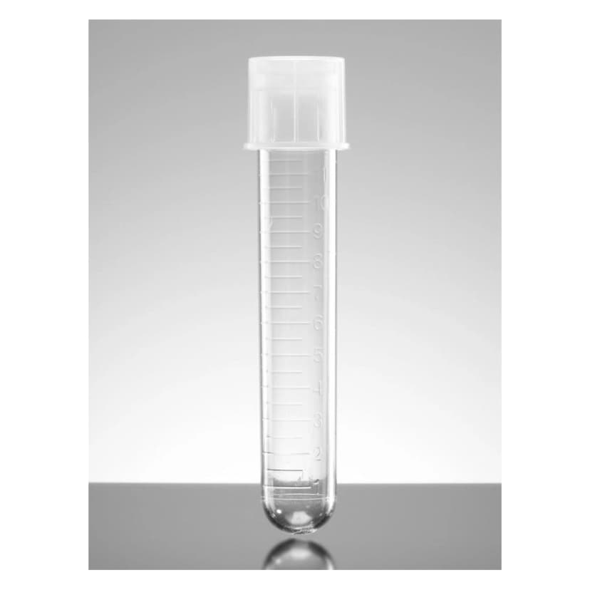 Falcon® 14mL Round Bottom Polystyrene Test Tube, with Snap Cap, Sterile, 125/Pack, 1000/Case