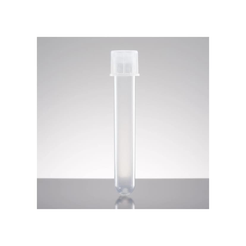 Falcon® 5mL Round Bottom High Clarity PP Test Tube, with Snap Cap, Sterile, 25/Pack, 500/Case