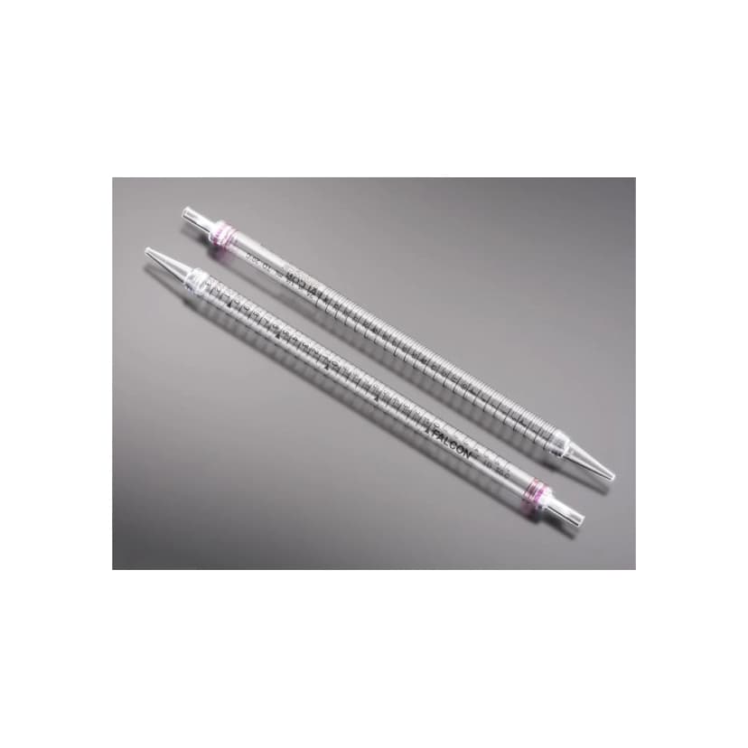 Falcon® 25mL Serological Pipet, Polystyrene, Space Saver, 0.25 Increments, Sterile, 50/Pack, 200/Case