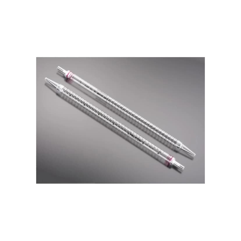 Falcon® 25mL Serological Pipet, Polystyrene, Extended, 0.5 Increments, Individually Wrapped, Sterile, 50/Bag, 200/Case