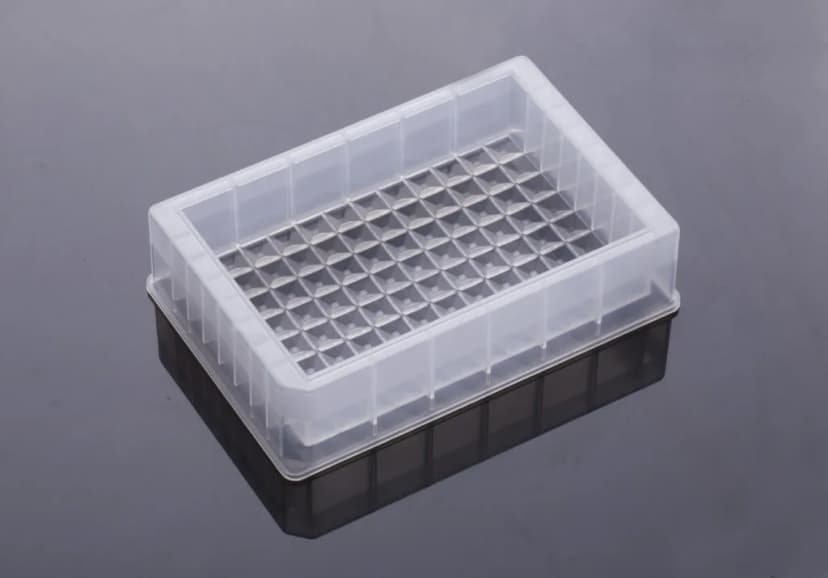 Reservoir, single well, 96 channel troughs, high profile (195ml, No Cap),