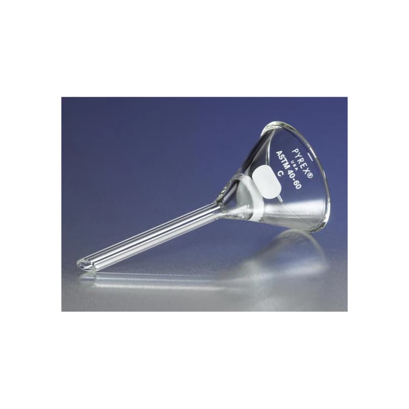 PYREX Hirsch Funnels with 20mm Diameter Medium Porosity Fritted Disc