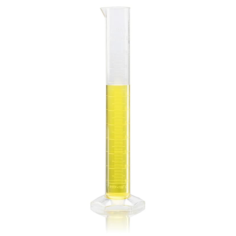 Cylinder, Measuring, Diamond Essentials, Class A, PMP, Molded Graduations, tall form, 100mL
