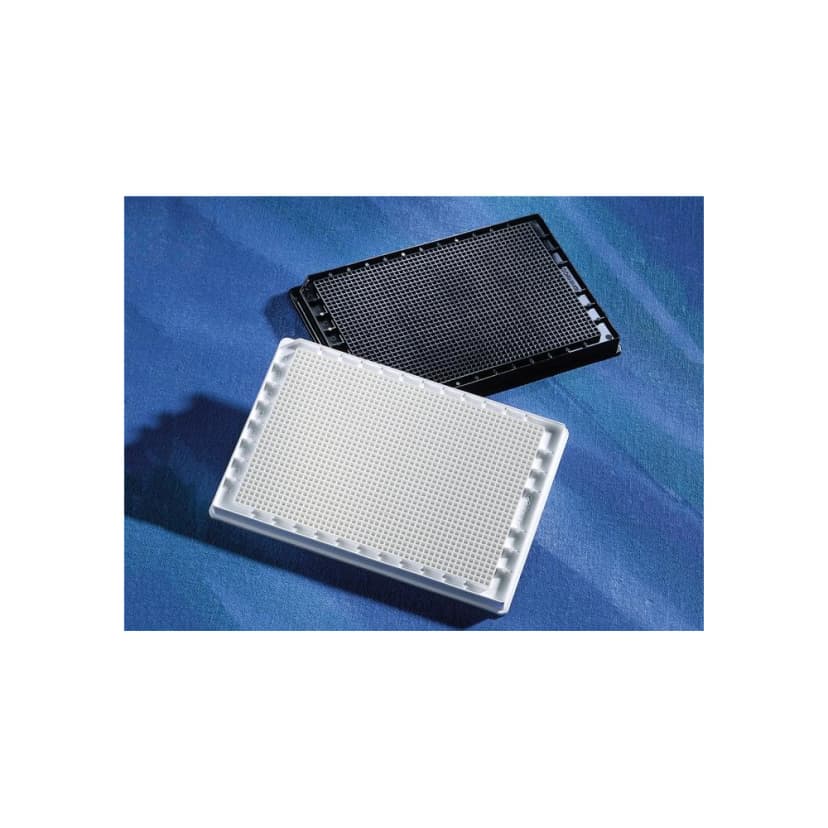 Corning 1536 Well Black Polystyrene Not Treated Microplate, 10 per Bag, without Lid, Nonsterile
