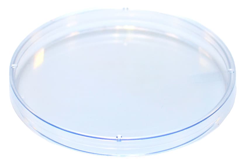 100 x 10 Mono Petri Dish, No Rim for Automation, Space Saver