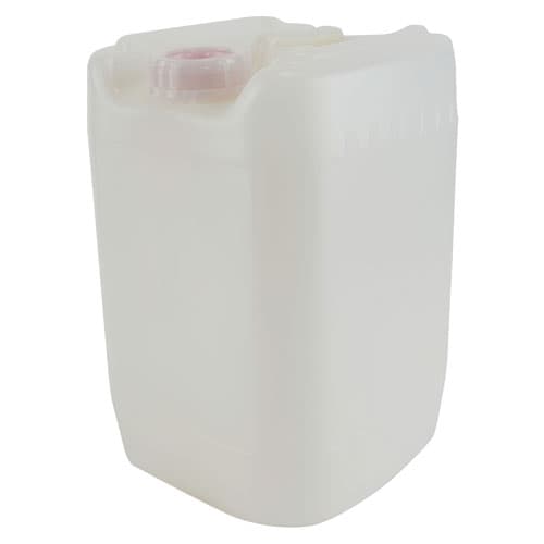 Carboy Baritainer, White wCap HDPE/K 20L, 1/EA
