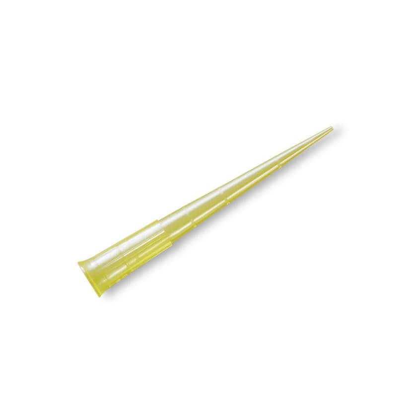 Corning DeckWorks 1 - 200µL Pipet Tips, Graduated, Hinged Racks, Yellow, Non-Sterile, Polypropylene, 96 Tips/Rack, 10 Racks/Pack, 4 Packs/Case.