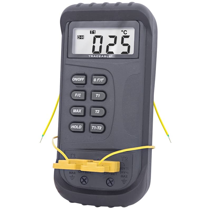 Traceable Two-Channel Therm w/Offsets