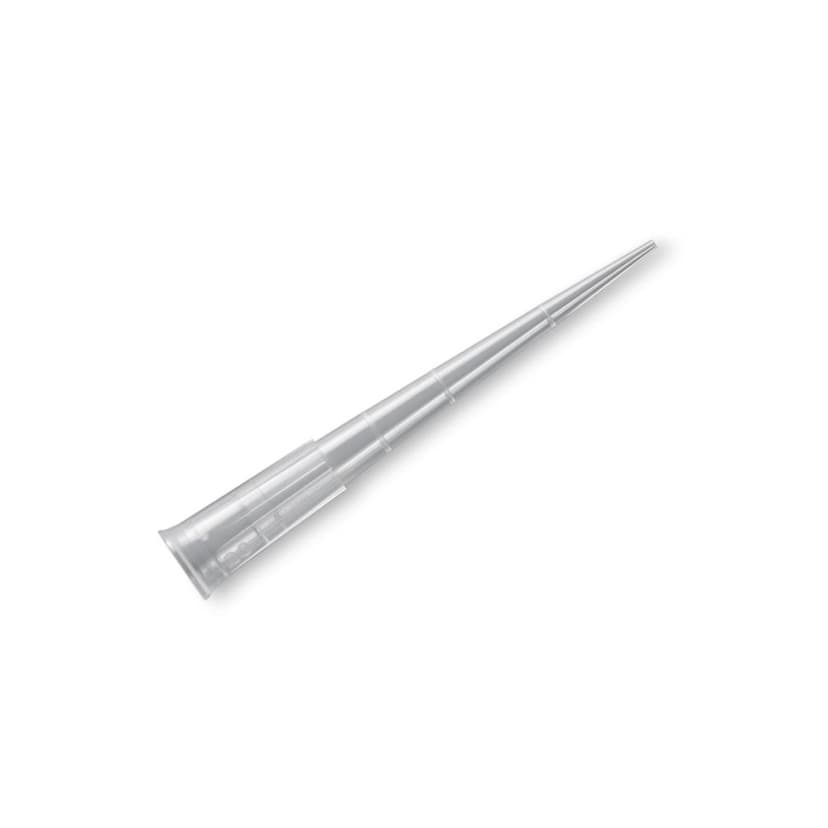 Corning DeckWorks 1 - 200µL Low Binding Pipet Tips, Graduated, Hinged Racks, Natural, Non-Sterile, Polypropylene, 96 Tips/Rack, 10 Racks/Pack, 4 Packs/Case.