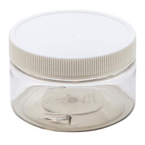 Container Straight Side, PETE 4oz, 12/PK