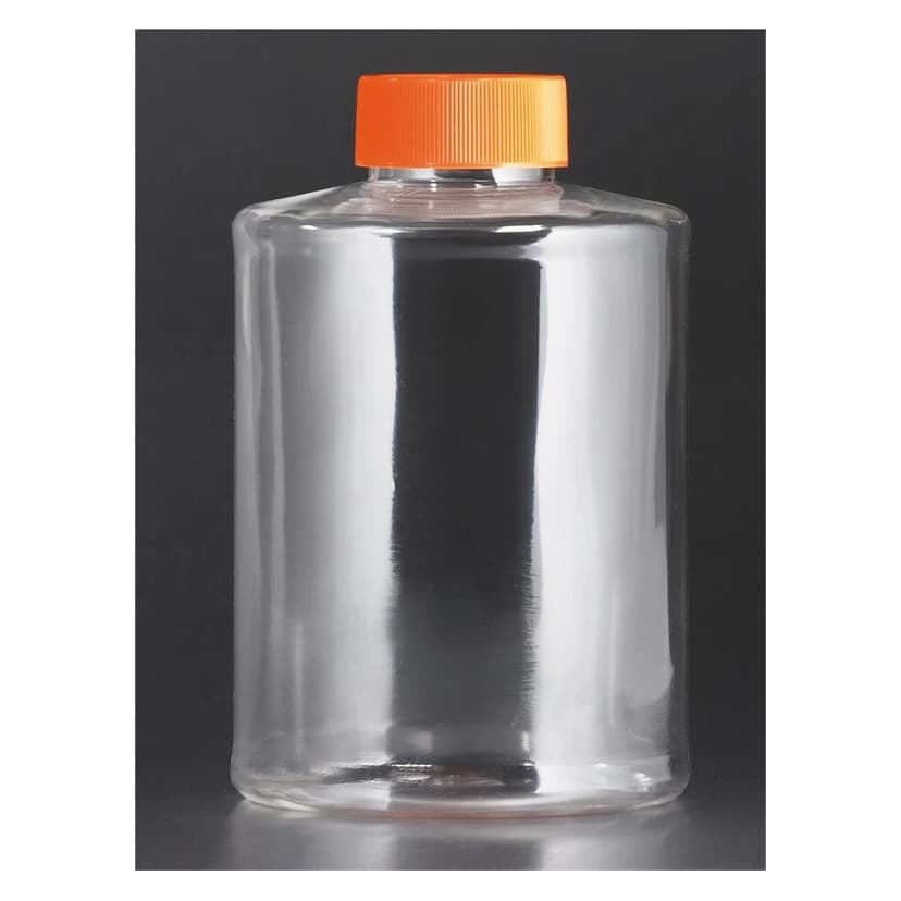 Corning 490cm Polystyrene Roller Bottle with Plug Seal Cap, Sterile, 2/Bag, 40/Case
